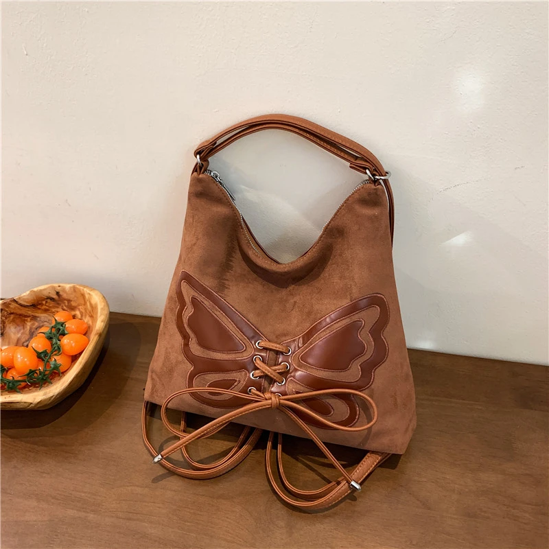 

Women's Large Capacity Leather Shoulder Bag Famous Brand Backpack Fashion Designer Ladies Casual Tote Bag Free Shipping