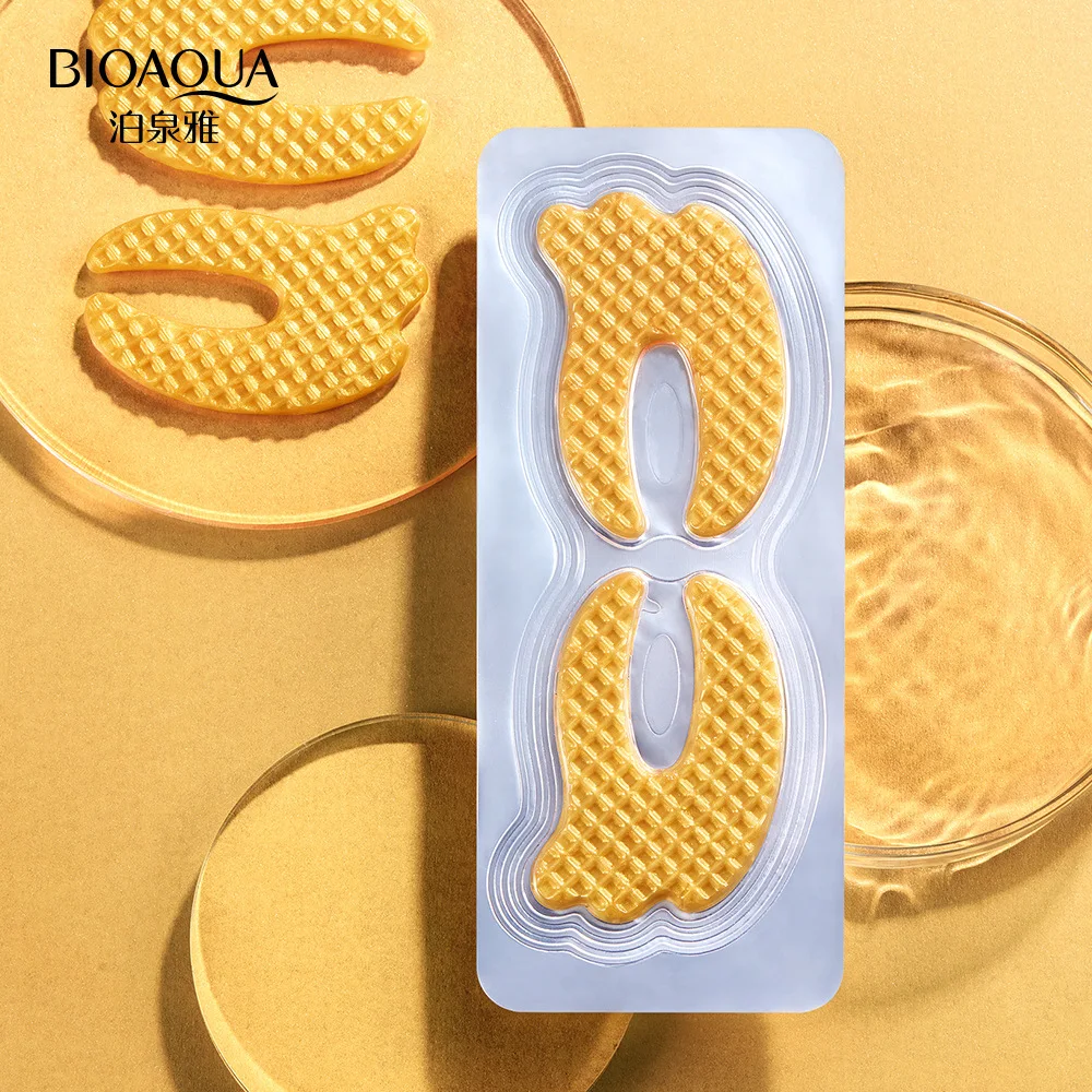 

Gold Moisturizing Crystal Collagen Eye Mask Anti-Wrinkle Anti Aging Eye Skin Care Patch Dilute Fine Lines Dark Circles Cosmetics