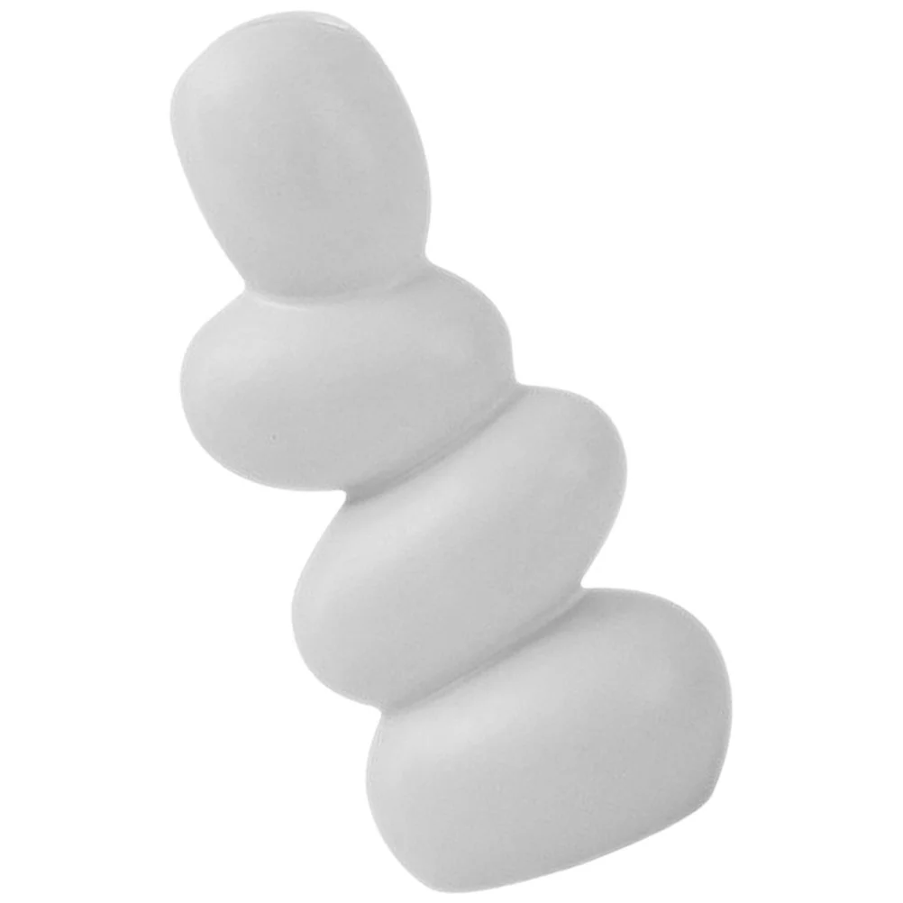 

Abstract Modern Vase Creative Cobblestones Shape Ceramic Vase Dried Flower Vase