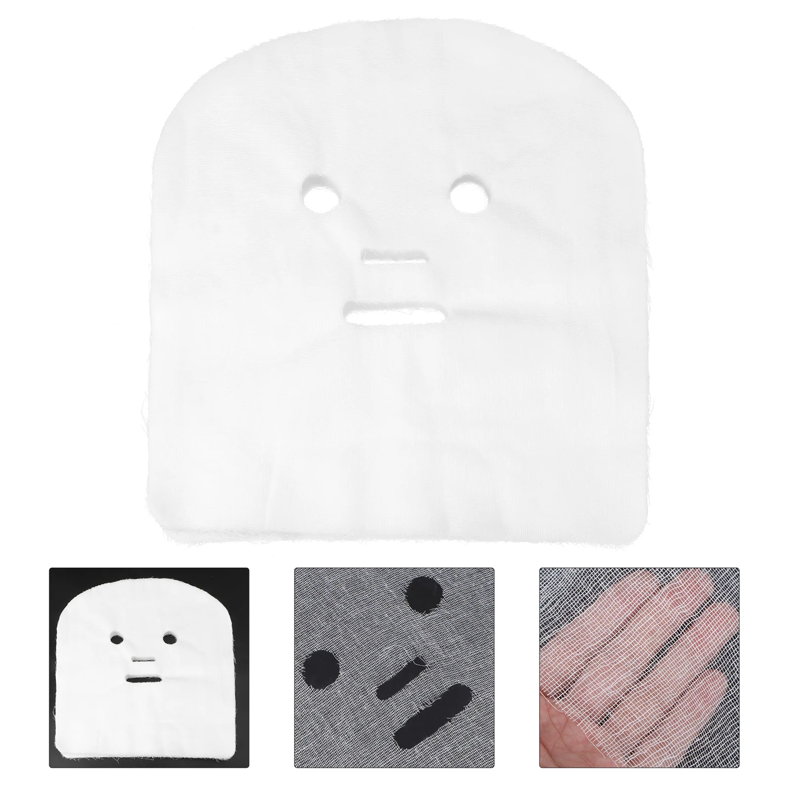 

100Pcs Gauze Professional Cotton Gauze Beauty Salon Gauze Beauty Gauze Mask Face Gauze for Girl