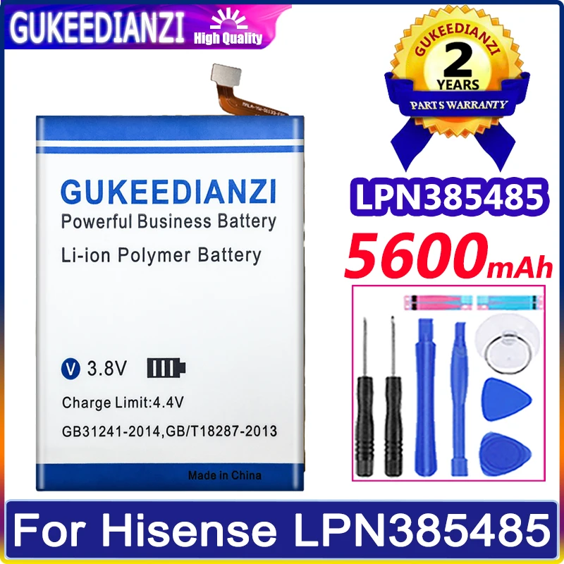 

GUKEEDIANZI Battery 5600mAh For Hisense LPN385485 Mobile Phone Bateria