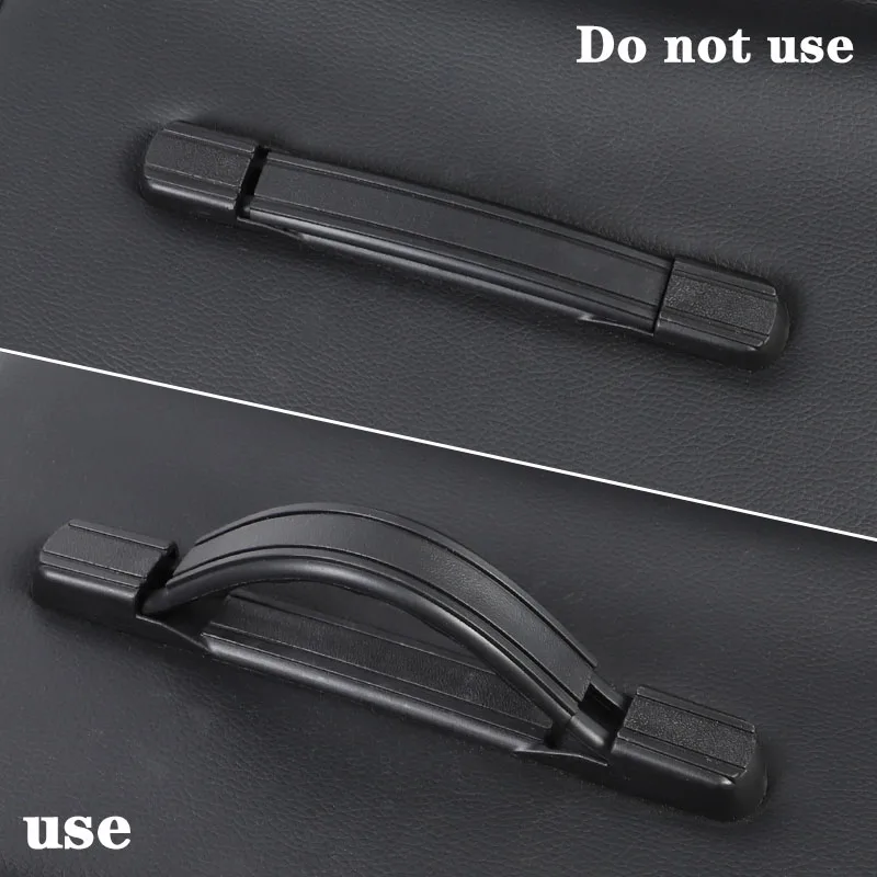 Автомобильный кожаный Органайзер складная сумка для хранения Mitsubishi Lancer ASX Mirage