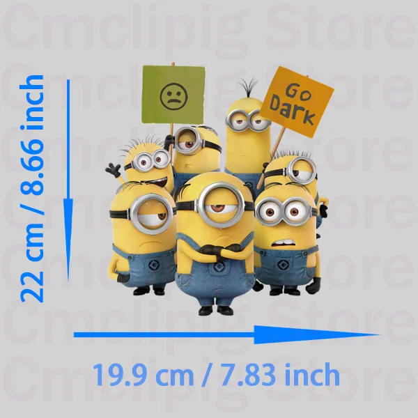 Популярные фильмы нашивки для одежды с миньонами самоклеящиеся термонаклейки