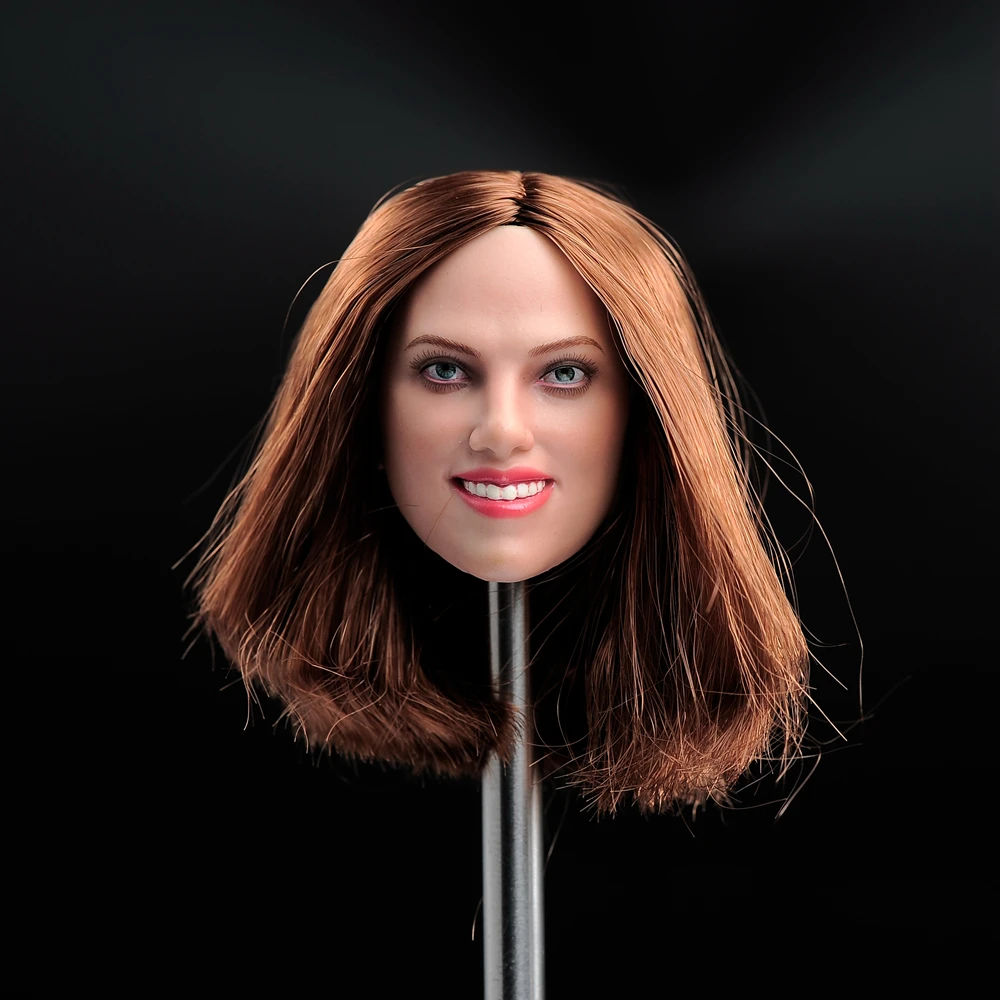 Экшн-фигурка GACTOYS 1/6 GC033 Smile Scarlett Johansson с головой девушки, резная модель подходит для 12 дюймов TBLeague JIAOU Suntan
