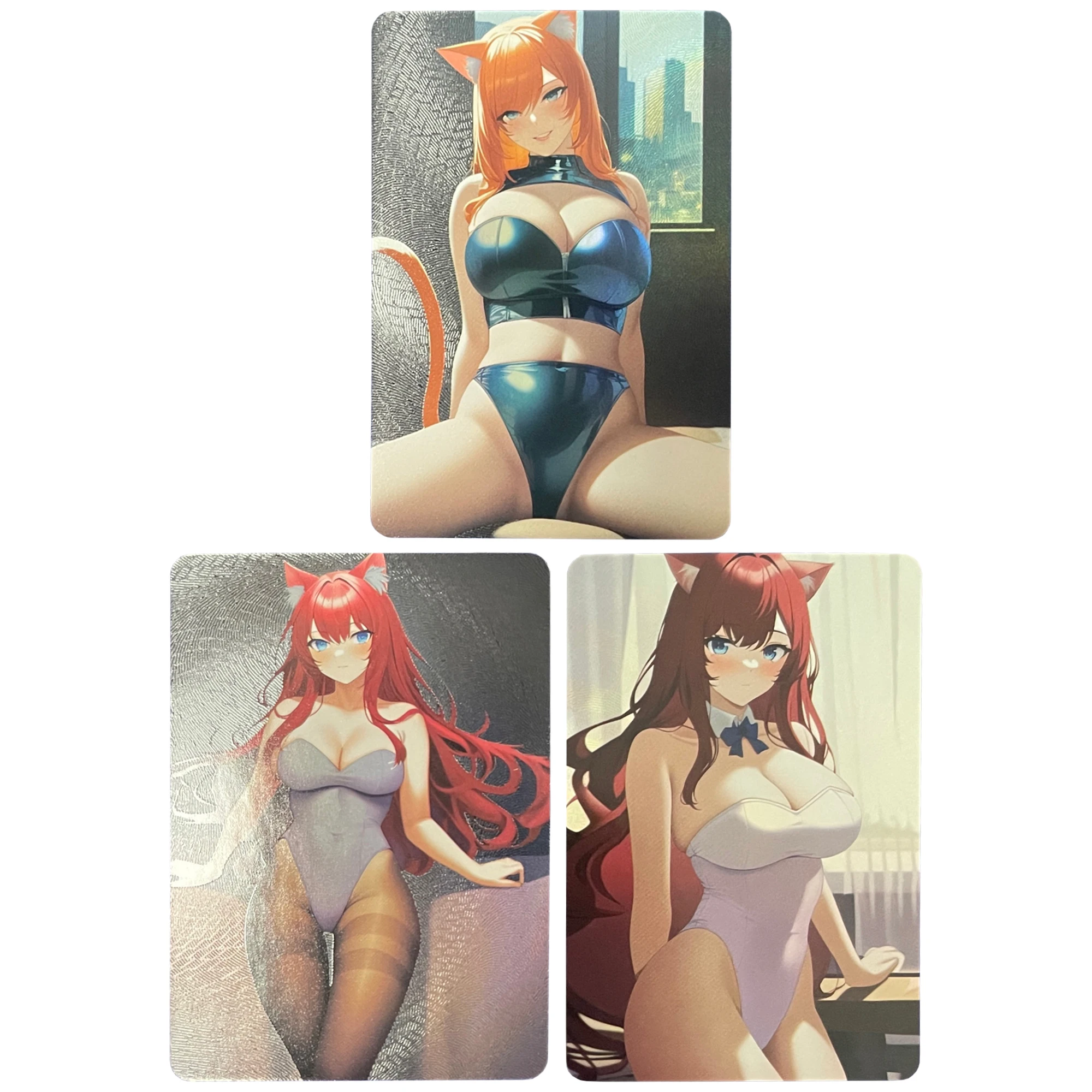 3 шт./набор, аниме-карты для девочек