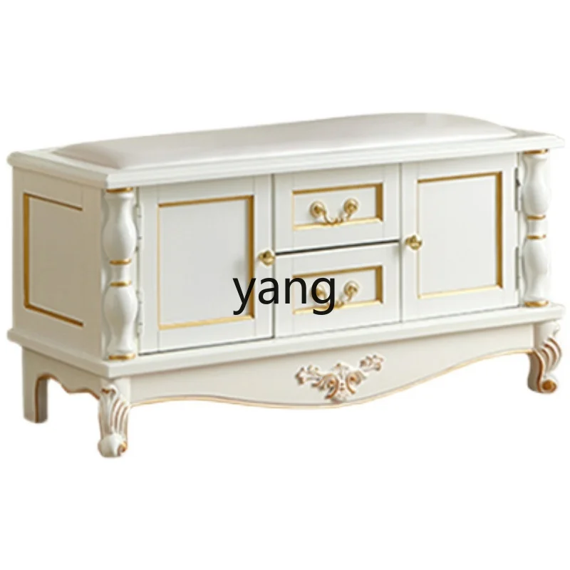 Xyy табурет для смены обуви из цельного дерева вешалка одежды в дверь