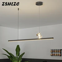 minimalist led chandeliers for dining room living room kitchen pendant lights home indoor decor hanging lighting lustre lamps