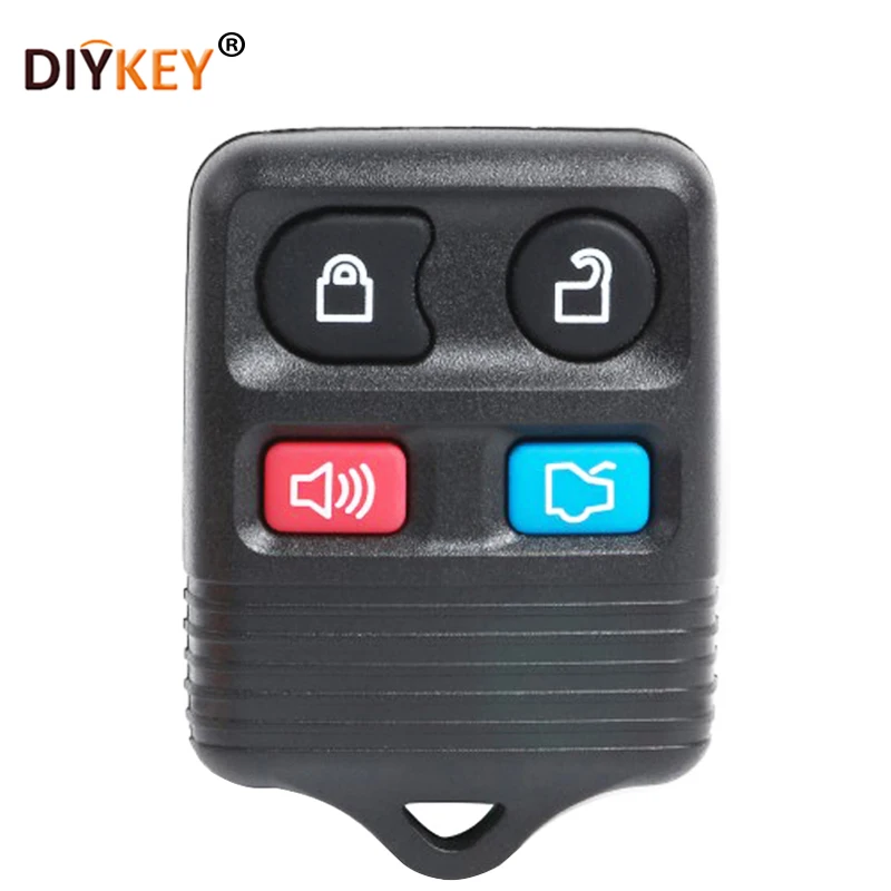 

DIYKEY Xhorse 4 Button for Ford Style Wired Universal Remote Key Fob for VVDI Key Tool VVDI2