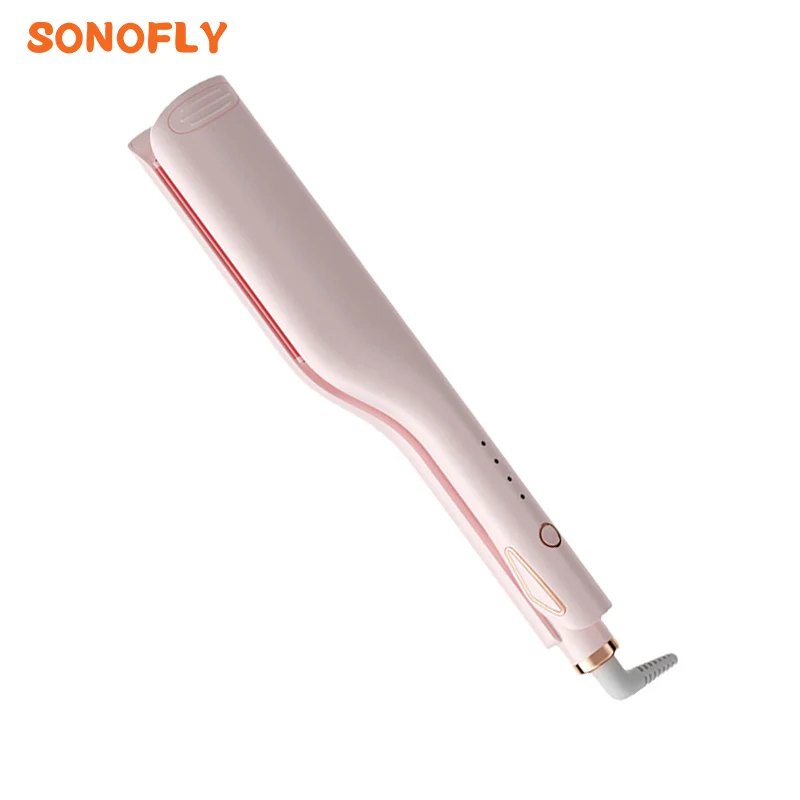 

SONOFLY 25mm Widen Big Wave Curling Iron 2 Barrels Professional Hair Curler with 4 Temperature Fast Heating Salon Styling Tools