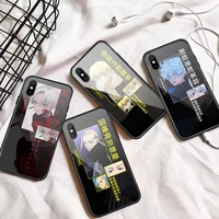 mikey tokyo avengers revengers phone case tempered glass for iphone 11 12 13 pro max mini 6 7 8 plus x xs xr