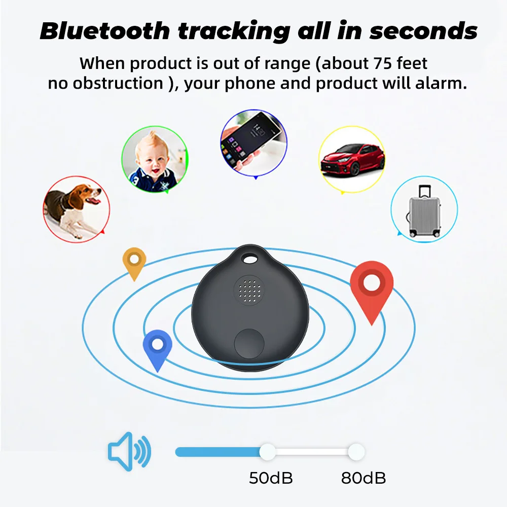 Смарт-метка Tuya с Bluetooth беспроводной GPS-трекер для поиска домашних животных