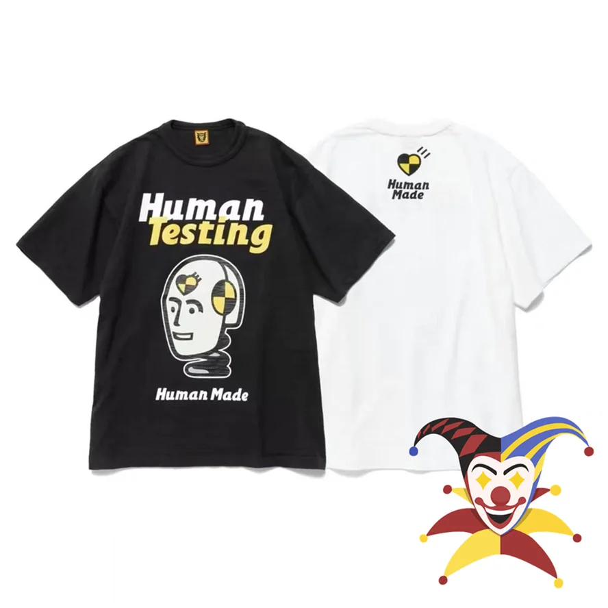 

Human Made T Shirt Men Women 1:1 High-Quality Robot Print T-shirt Human Made Tee Tops mens t shirts