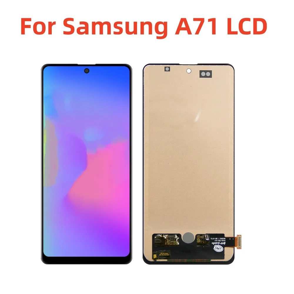 

TFT A71 LCD Competible For Samsung Galaxy A71 A715F LCD Display Touch Screen Assembly With Frame Free Shipping