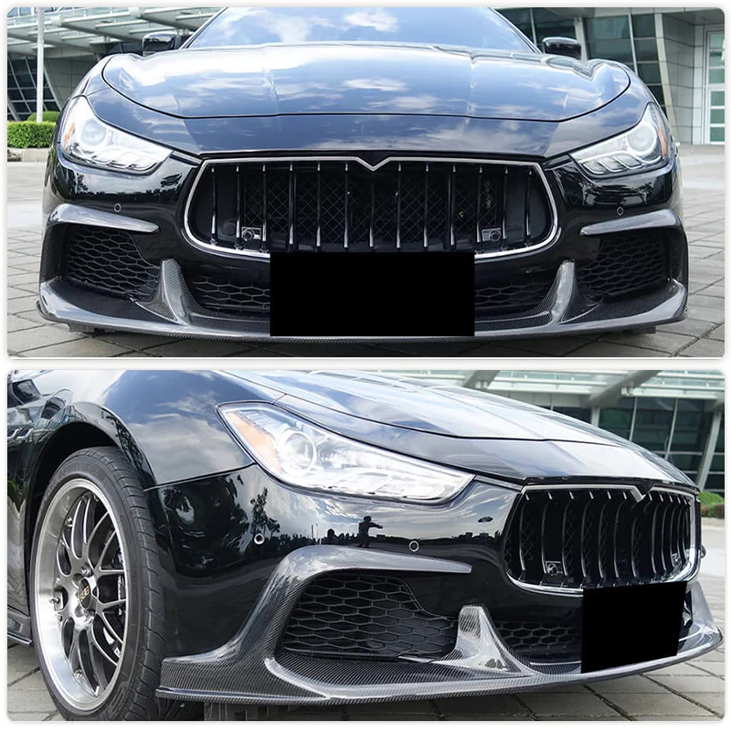 Автомобильный передний бампер спойлер для Maserati Ghibli 2014 2015 2016 гоночная передняя