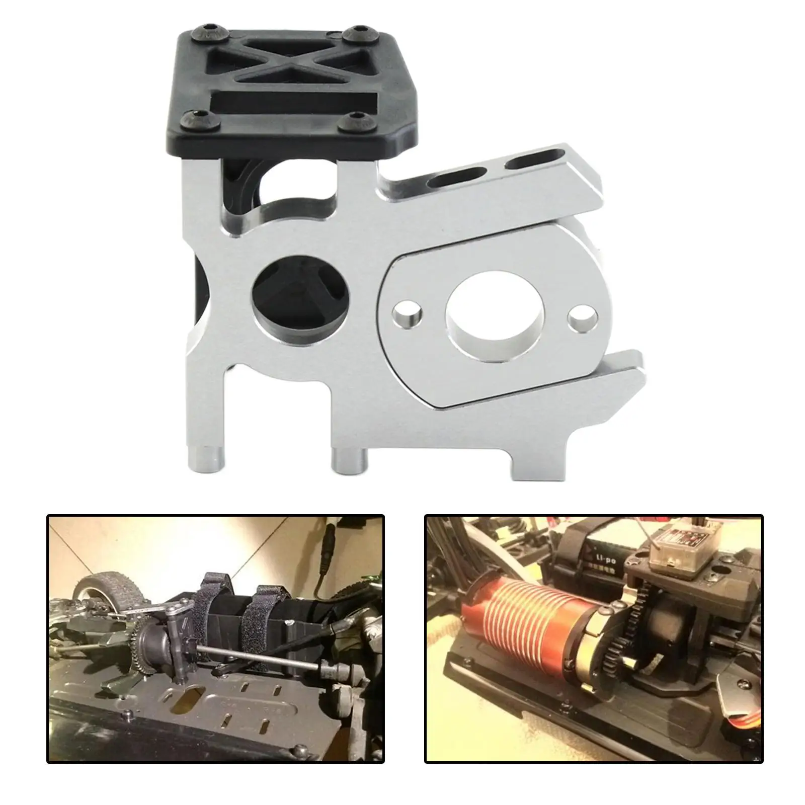 

RC Car Motor Mounting Holder Replace Parts Accessory for 1/8 DIY Parts