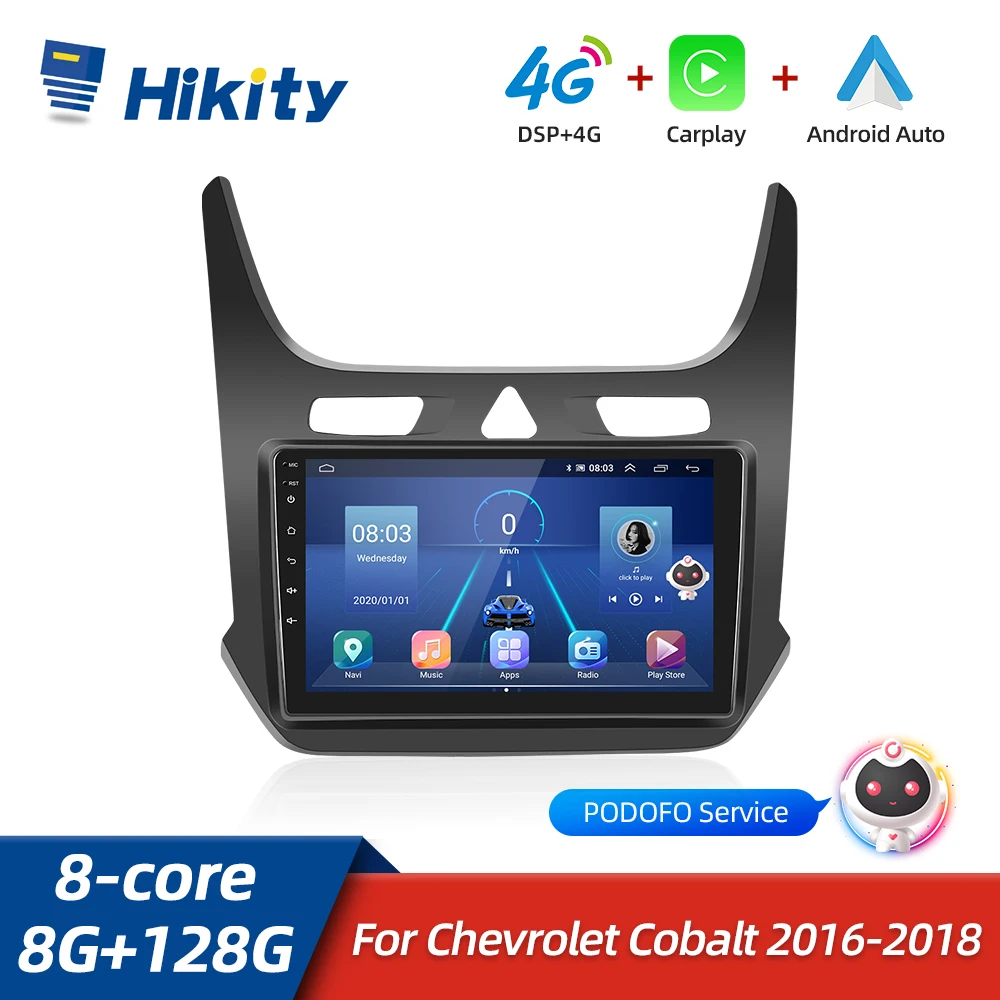 

Hikity Android 10 Car Radio For Chevrolet COBALT 2016-2018 Carplay Multimedia Video Player Autoradio GPS Navigation 2din Stereo