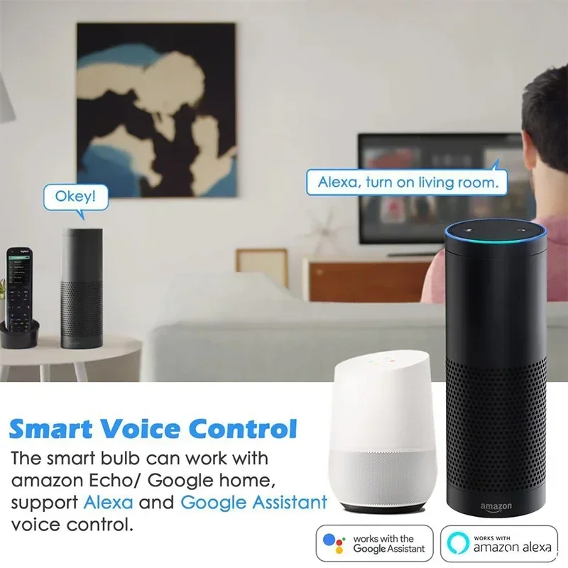 Умная лампа Zigbee с таймером 9/12/15/18 Вт 2700-6500 К