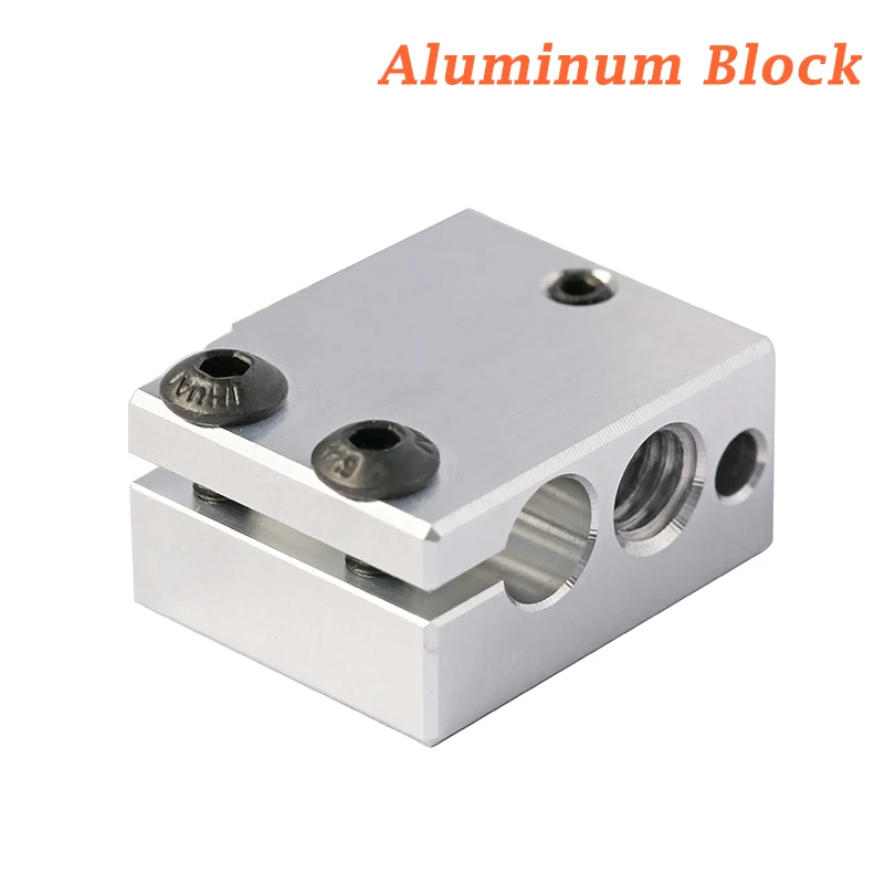 Volcano Heater Block For V6 Volcano Hotend fit 3mm PT100 HT-100K Sensor/Thermistor Cartridge Thermocouple3D Printer parts Volcano Heater Block For V6 Volcano Hotend fit 3mm PT100 HT-100K Sensor/Thermistor Cartridge Thermocouple3D Printer parts