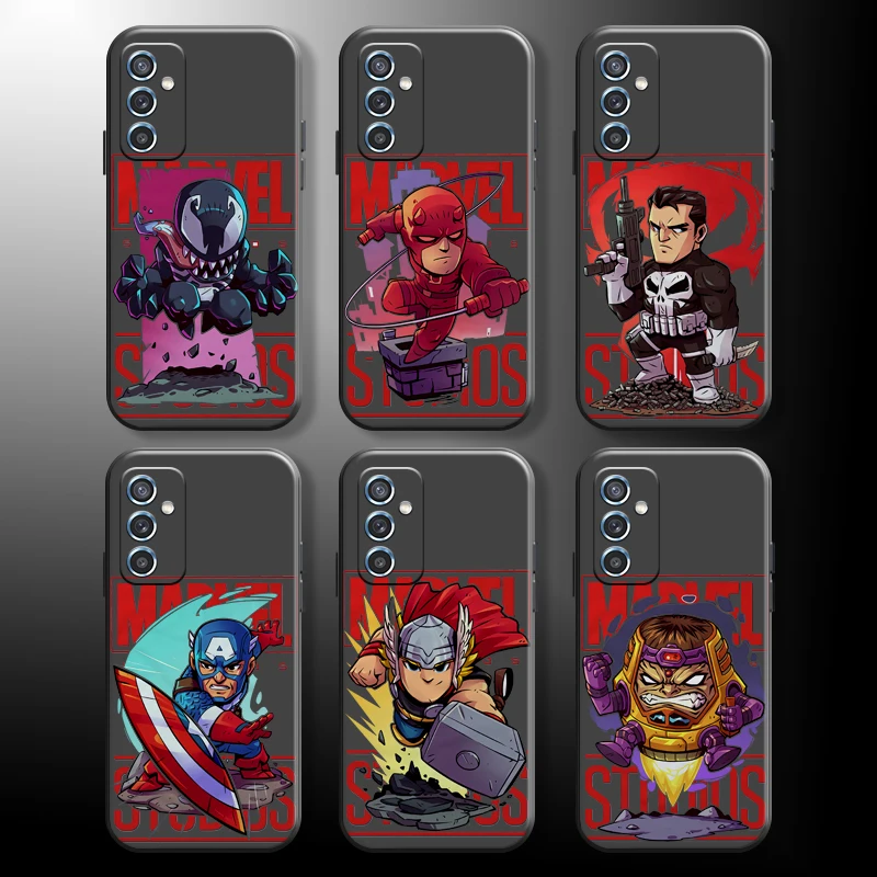 

Avengers Venom Spider Man For Samsung M11 M12 Phone Case Soft Carcasa Back Liquid Silicon Silicone Cover