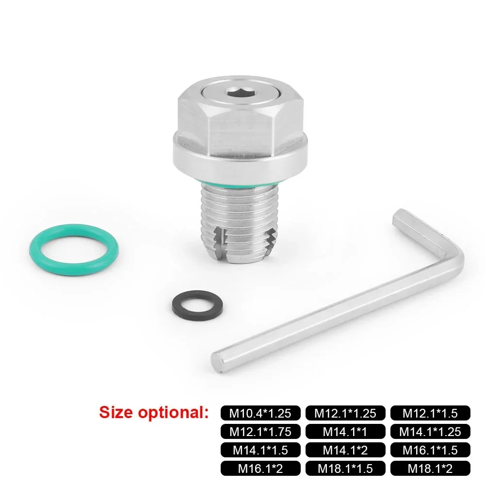 

Негабаритная пробка для слива масла Piggyback, комплект для ремонта резьбы масляного поддона из нержавеющей стали с самонарезом