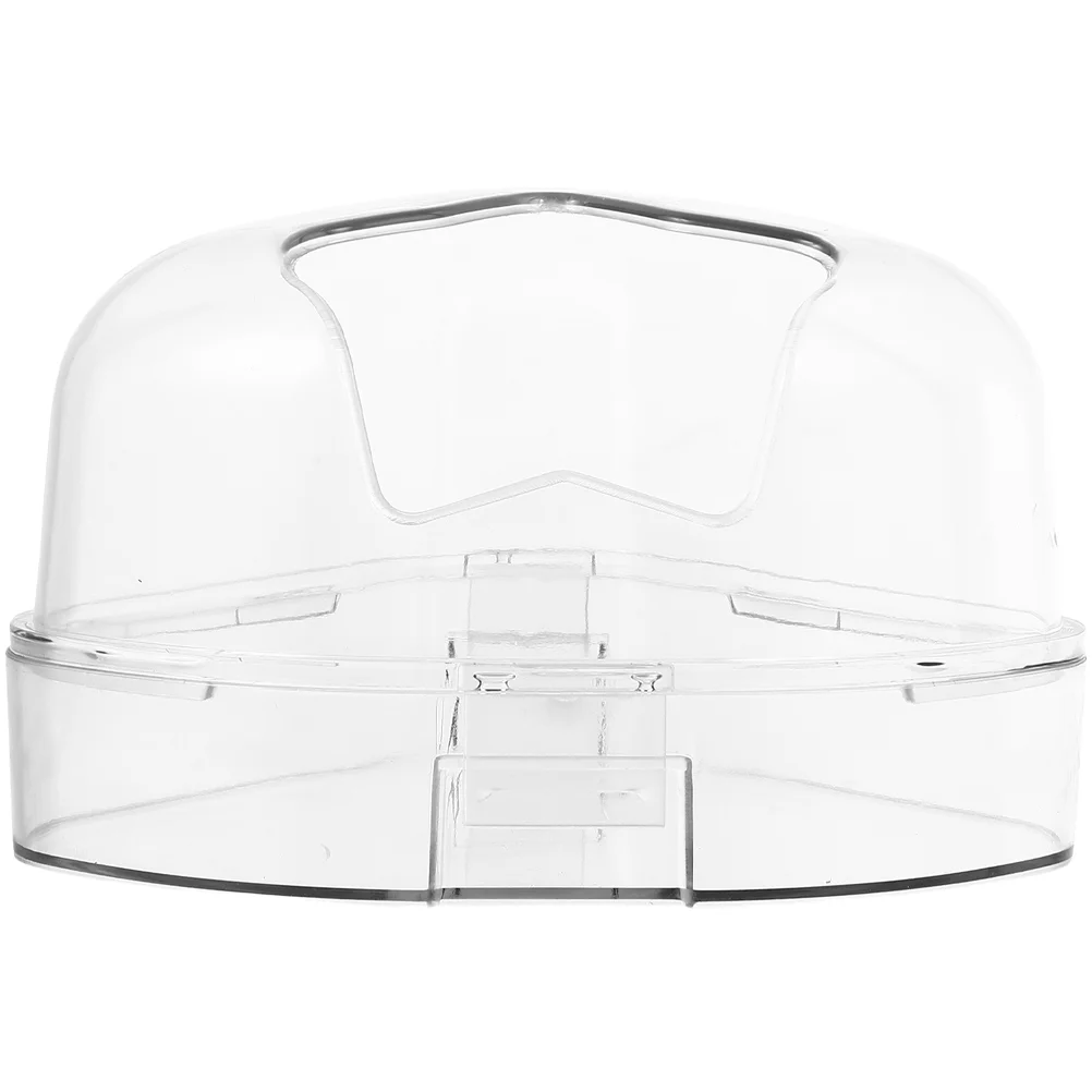 

Hamster Sand Box Bath Guinea Bathtub Toilet Clear Hideout Rat Animal Kit Hide Container Holder Bathroom Case Basin Pet