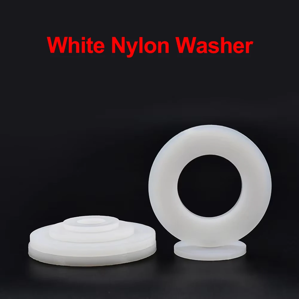 

Белая, черная пластиковая нейлоновая плоская шайба M2 M2.5 M3 M4 M5 M6 M8 M10 M12 M14 M16 M18 M20 M22 M24 Плоскостная прокладка Изоляционное кольцо
