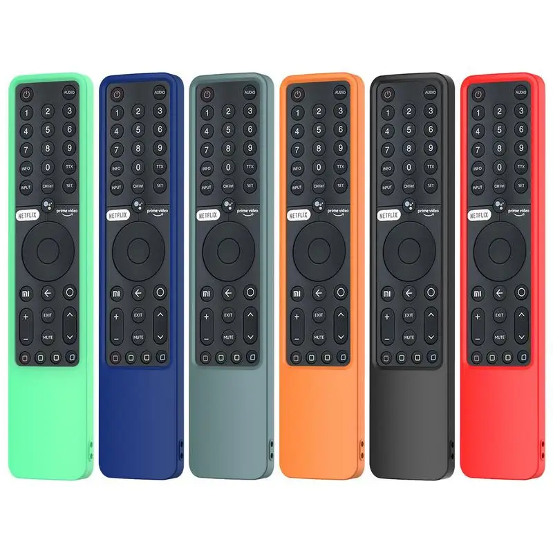 Silicone Remote Case For Xiaomi P1 Mi TV P1/P1E/Q1/Q1E BT Voice Luminous Remote Control Cover XMRM-19 TV Stick