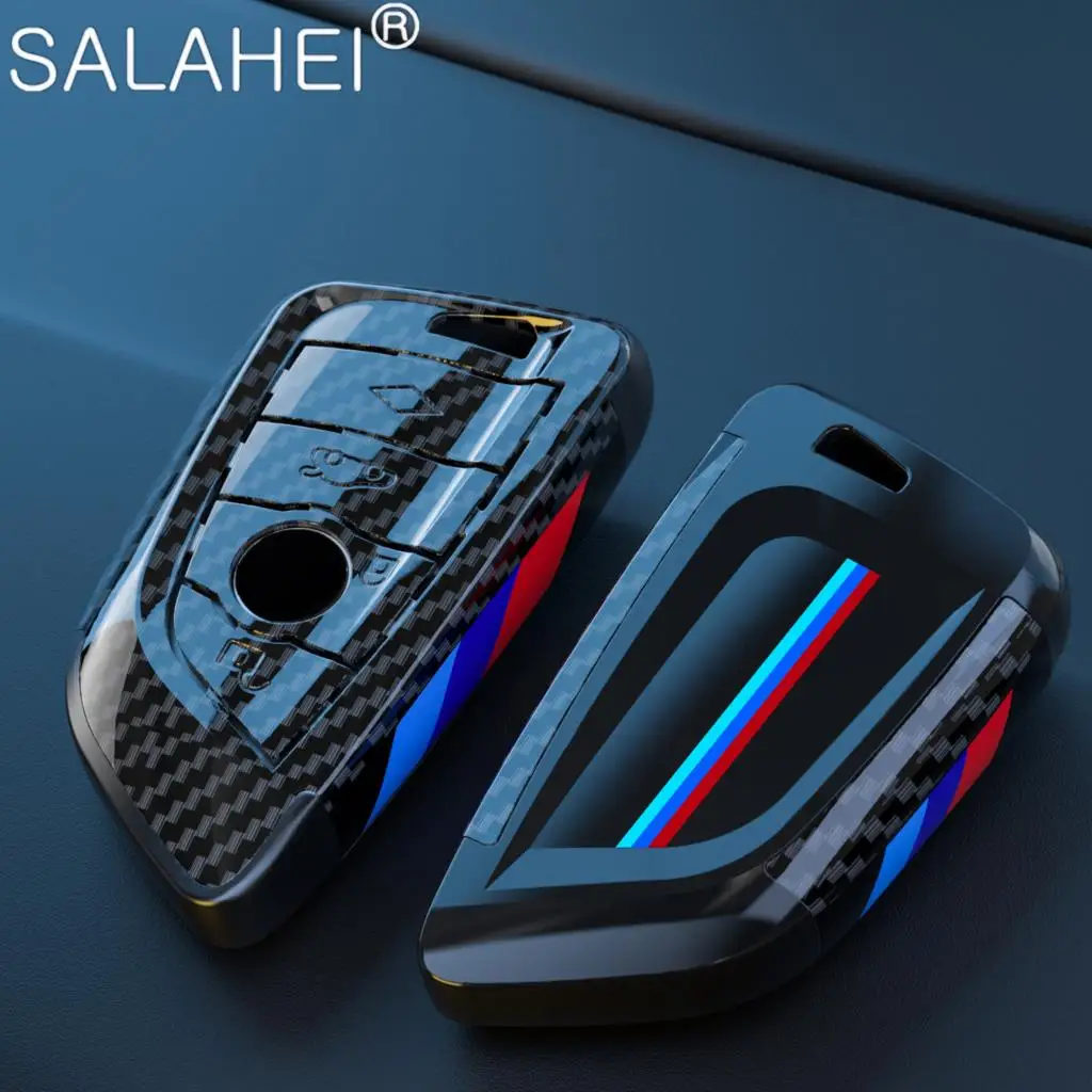 

Carbon Fibre Car Key Case Cover Remote Shell For BMW X1 X3 X5 X6 X7 1 3 5 6 7 Series G20 G30 G11 F15 F16 G01 G02 F48 Accessories