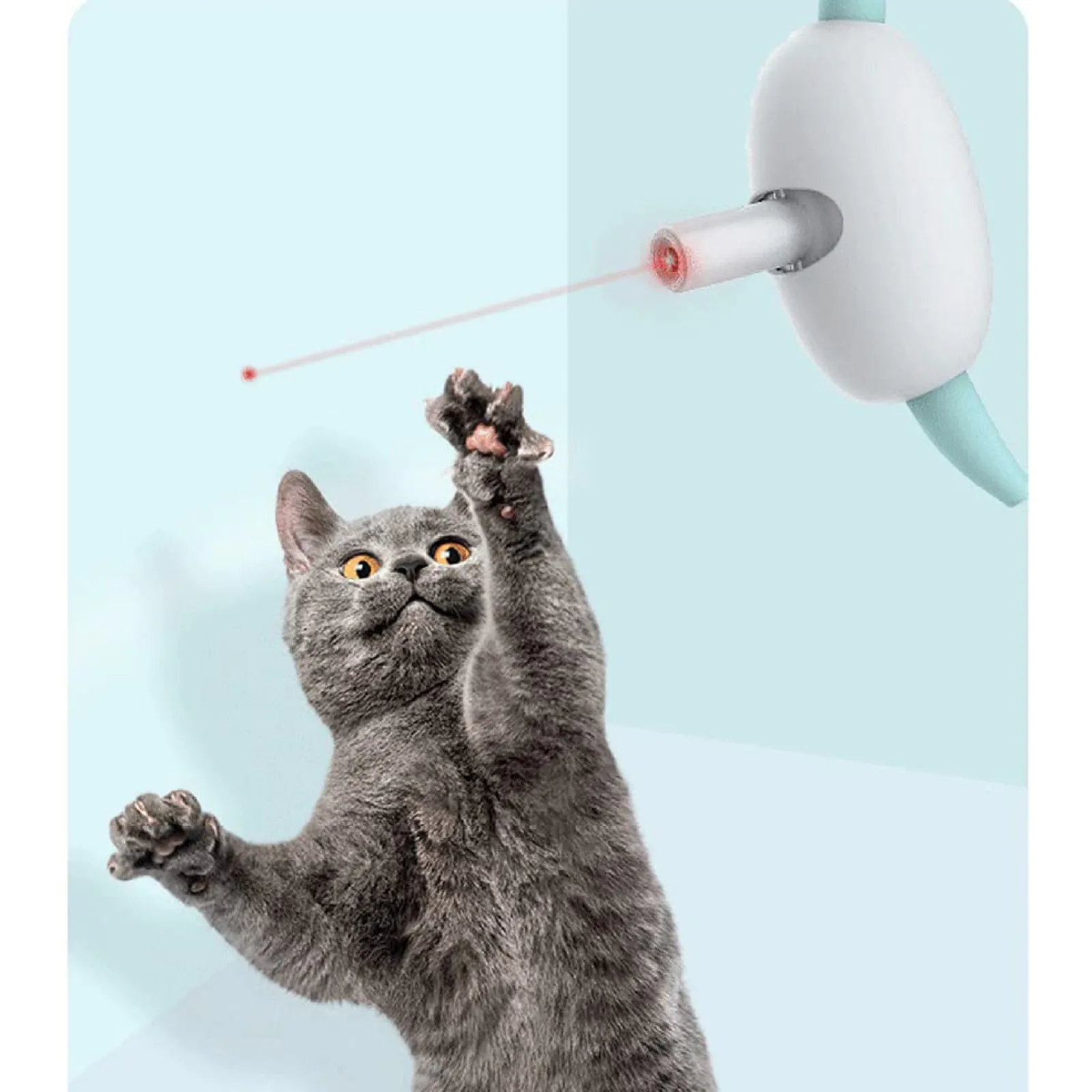 Креативный Лазерный Игрушечный Поводок Умное Устройство Бесплатно Для Кошек И