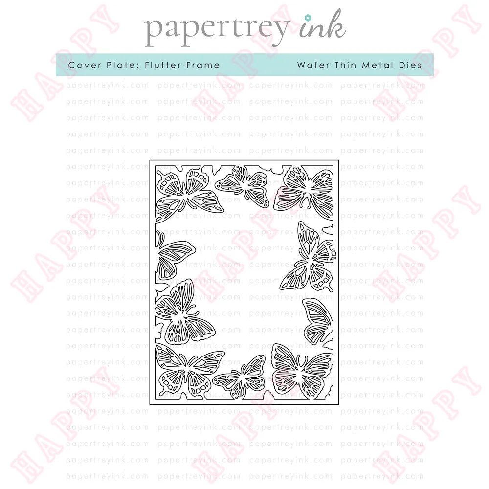 

New Metal Cutting Dies Cover Plate Flutter Frame Die Template DIY Scrapbook Album Paper Card Decoration Embossing Craft Handmade