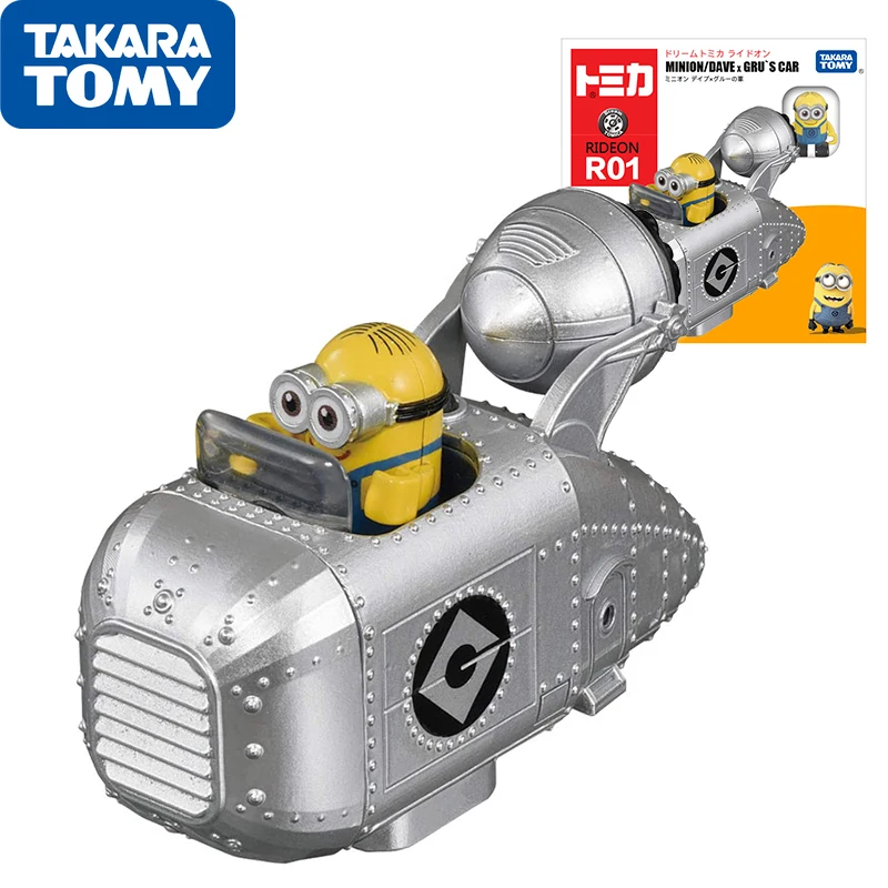 TakaraTOMY металлический автомобиль Миньоны Gru космический корабль литые модели