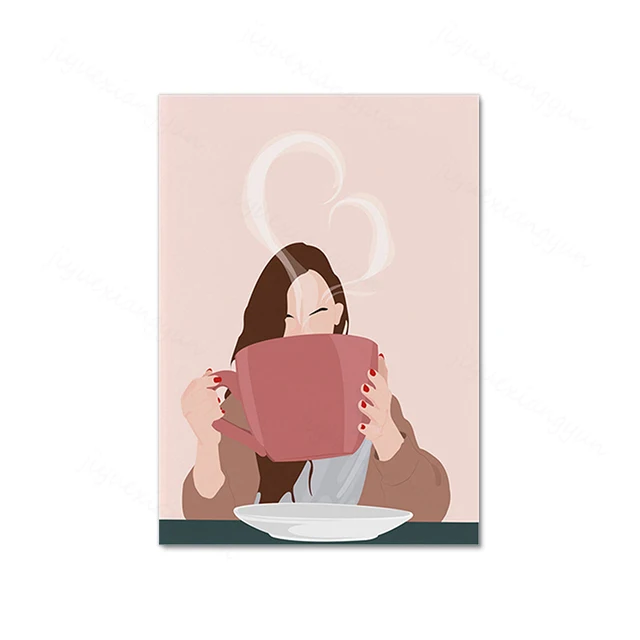 

Настенный принт "Вечеринка у бассейна", jiyuexiangyun