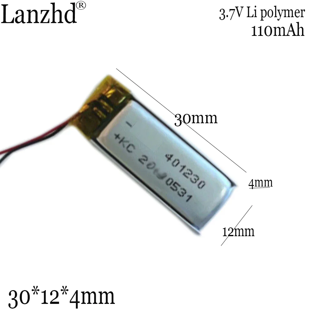 Литий-полимерный аккумулятор Lipo для MP3 GPS Bluetooth-гарнитура