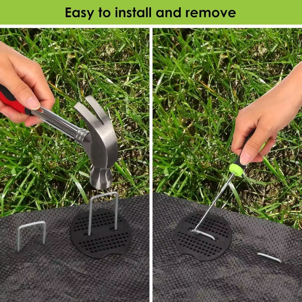 60-упаковку важких садових кілочків – U-подібні металеві садові скоби з гострими