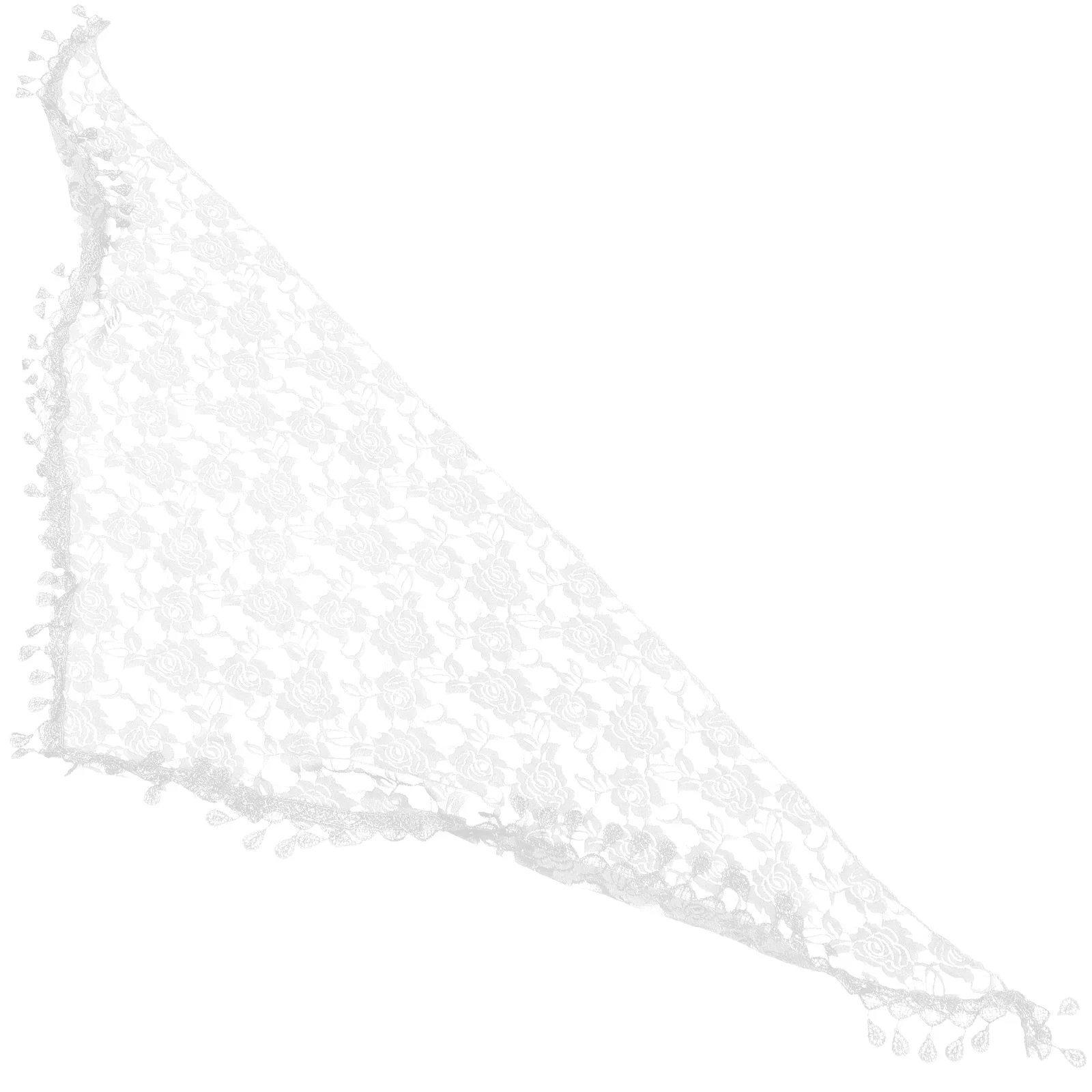 Церковная месса вуаль кружевной треугольный шарф шаль для девочек мантилья