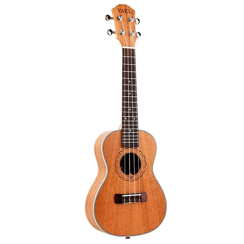 

YAEL Ukulele 23 Inch Concert Ukulele Wood Hawaiian Four String Guitar Mahogany Wood Ukulele