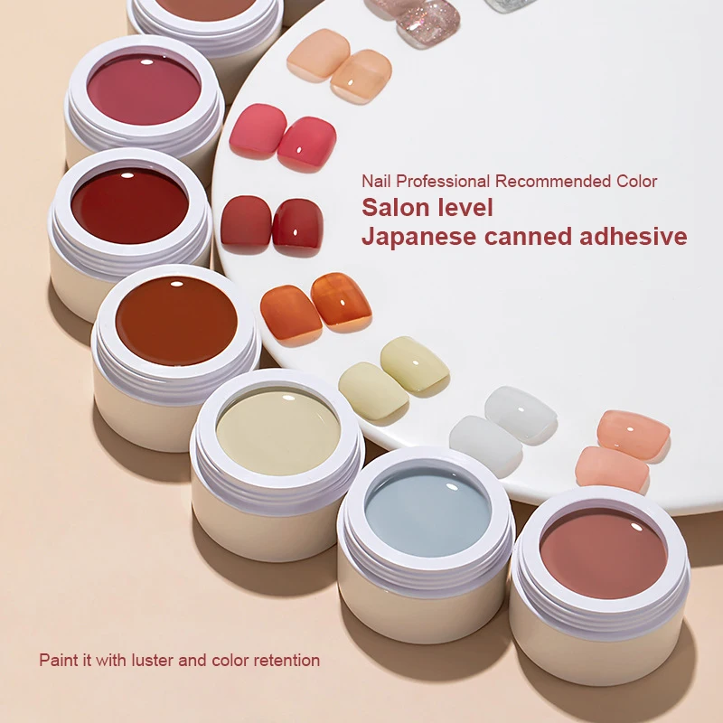 

10ml Gel Nail Polish For Nails Semi Permanent Soak Off Gel UV LED Varnishes DIY Nail Art Gel Polish Semi-solid Canned Manicure