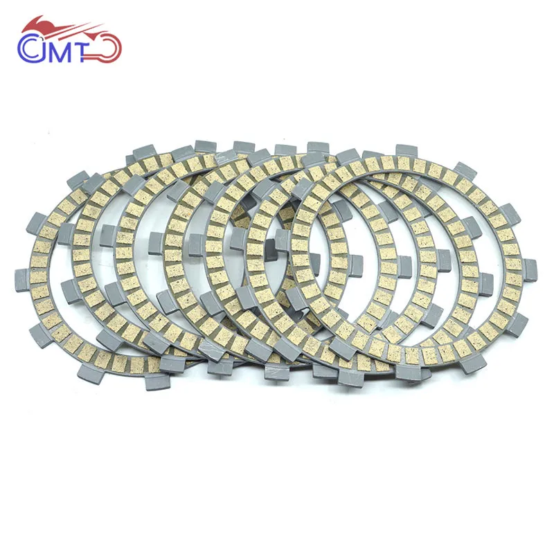 

Для Kawasaki KLX250 2001-2004 2008-2015 KLX250S 2006-2007 2009-2015 комплект фрикционных дисков сцепления из волокон 7 шт. KLX 250 S