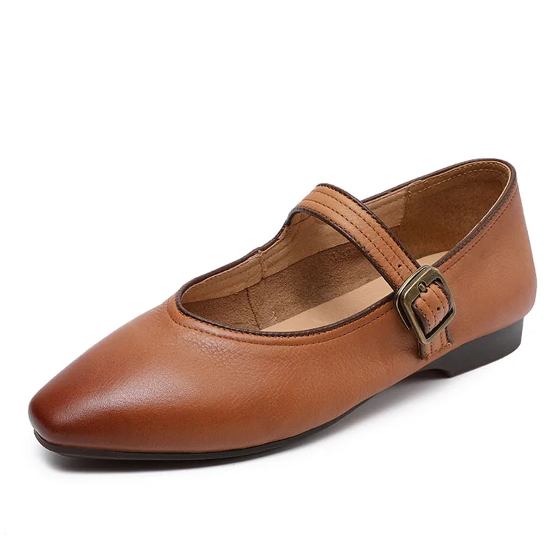 Лоферы DRKANOL женские туфли на плоской подошве удобная обувь мягкой из натуральной