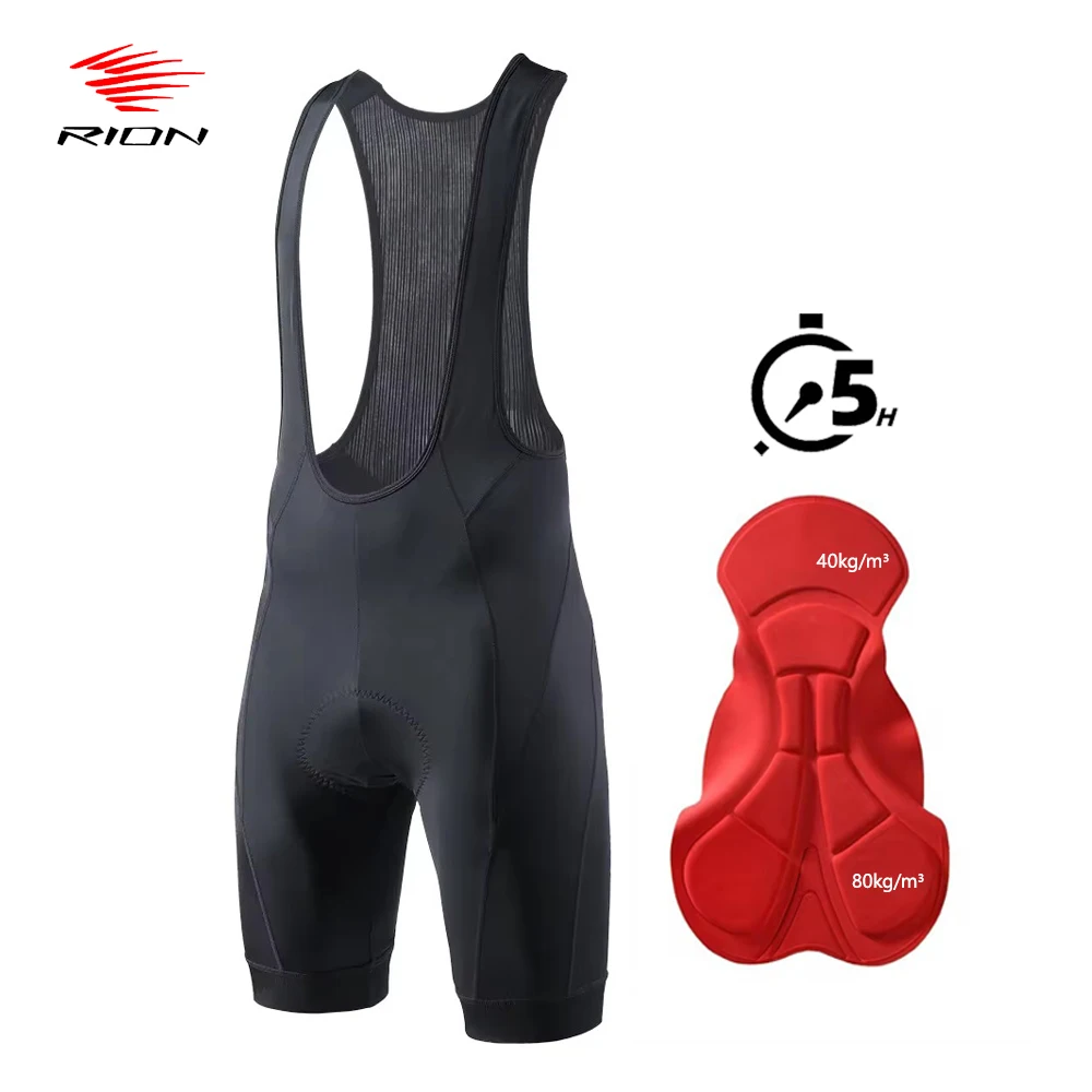 Rion Мужские Летние Велосипедные Шорты С Нагрудником Из Дышащей Сетки Для Горного