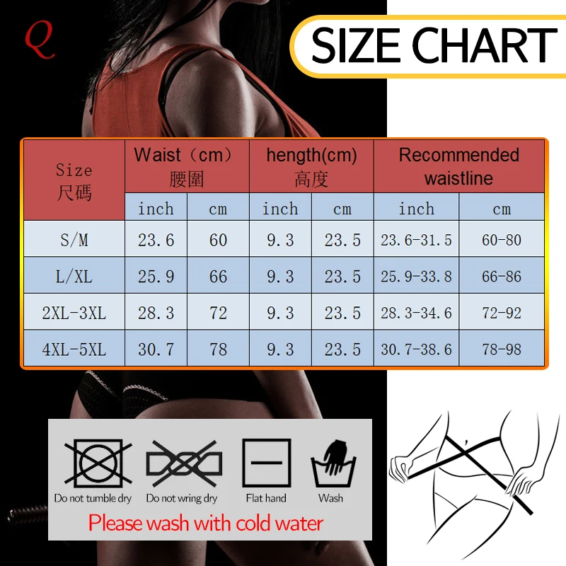 Sweat Sauna Body Shaper for Women Polymer Waist Trainer Cincher Slimming Belt Hot Neoprene-Free Belly Trimmer Tummy Control Wrap