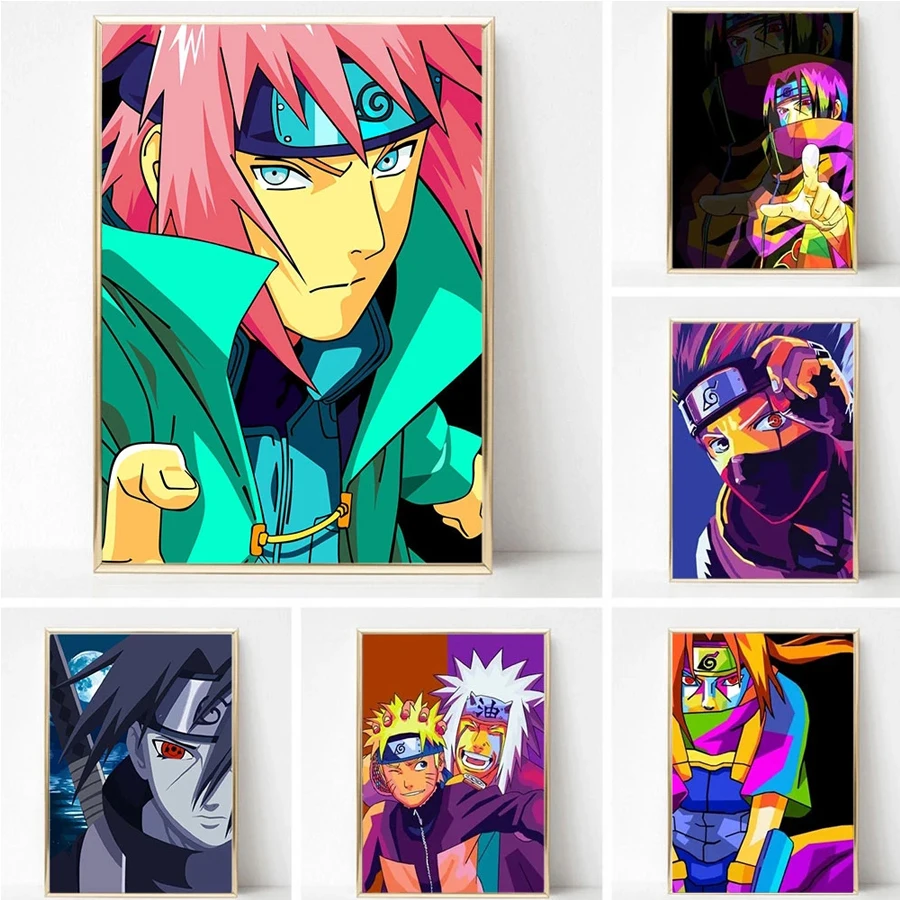 

Bandai 5D Diamond Painting Full Kits Naruto Classic Anime Diamond Mosaic Rhinestone Cross Stitch Embroidery Kit Home Decor