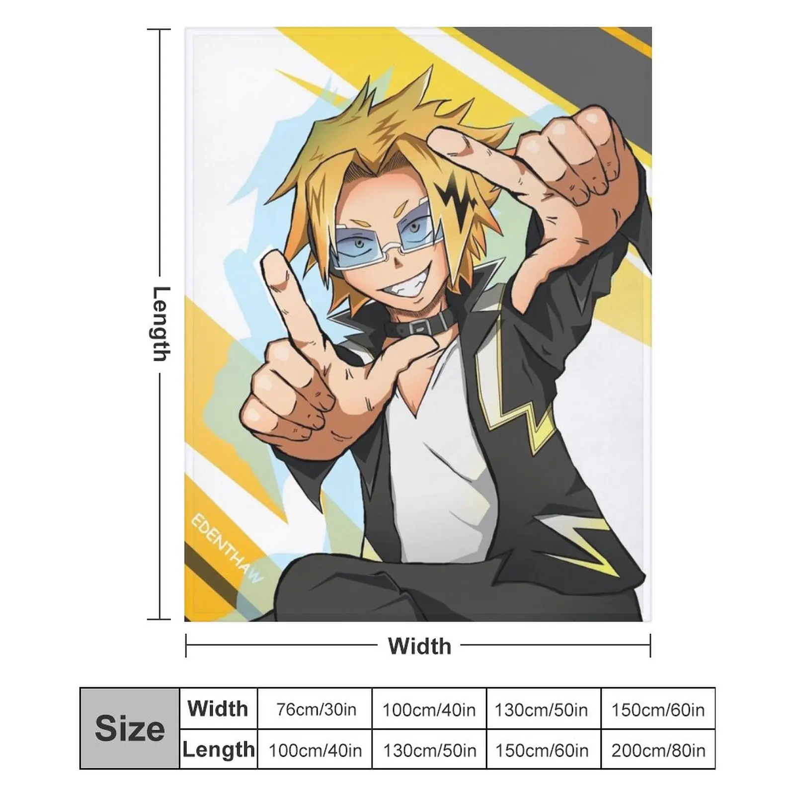 Улыбка! - Boku No Hero электрифицирующее одеяло Denki одеяла для диванов движущиеся