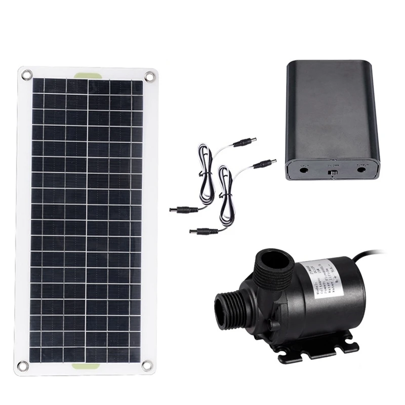 

Practical 50W Solar Water Pump 800L/H DC12V Low Noise Solar Water Fountain Pump For Family Garden Water Fountain Irrigation Pump