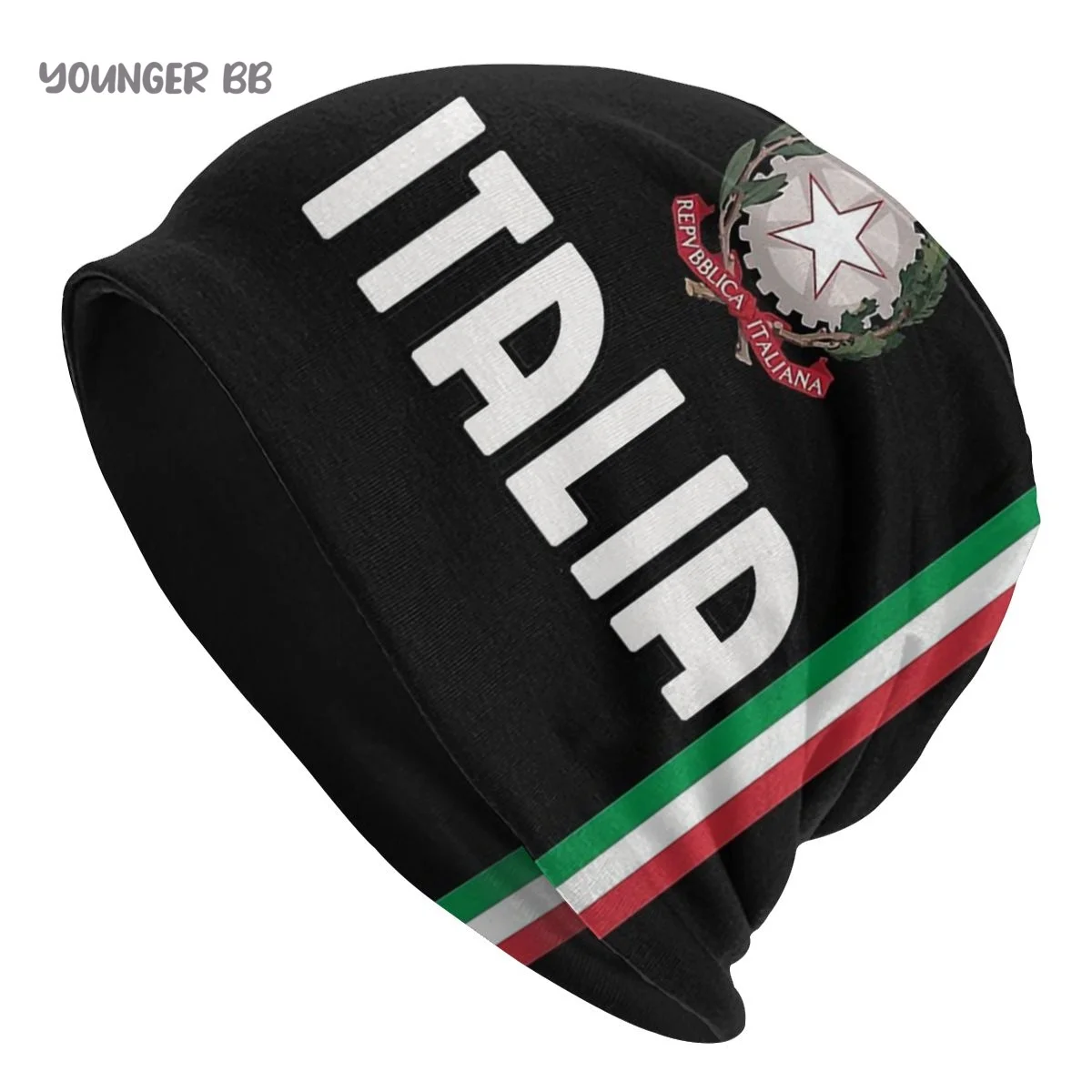 

Italy Flag Men Women's Beanie Hats National Italia Sport Team Design Knitted Hat Hip Hop Earmuff Bonnet Street Skullies Beanies