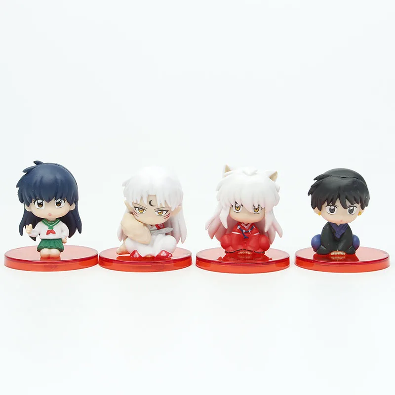 Набор фигурок аниме INUYASHA 5 см 4 шт