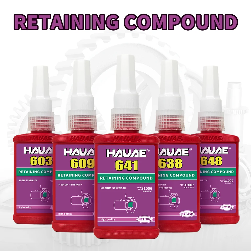 удерживающий состав hauae 601 603 609 620 638 641 648 680 Цилиндрический анаэробный клей Клей