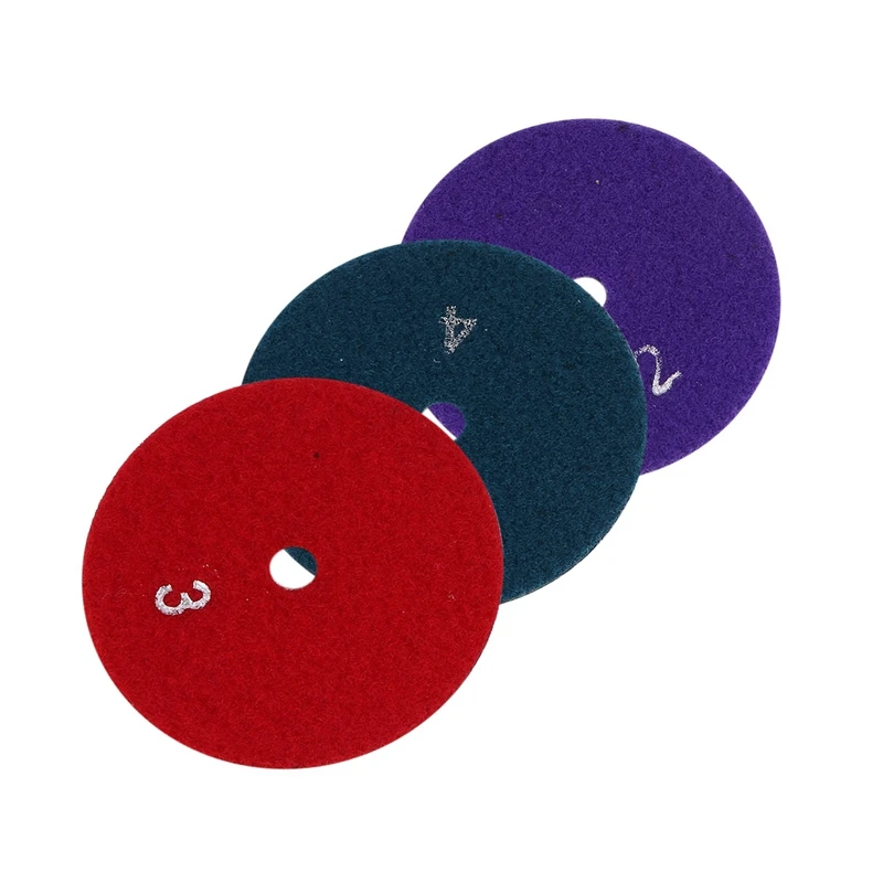 

TOP 36 Pcs 100 Mm Dry Polishing Pad 4 Inch Sharp Type Diamond Polishing Pads For Granite Marble Sanding Disc For Stone