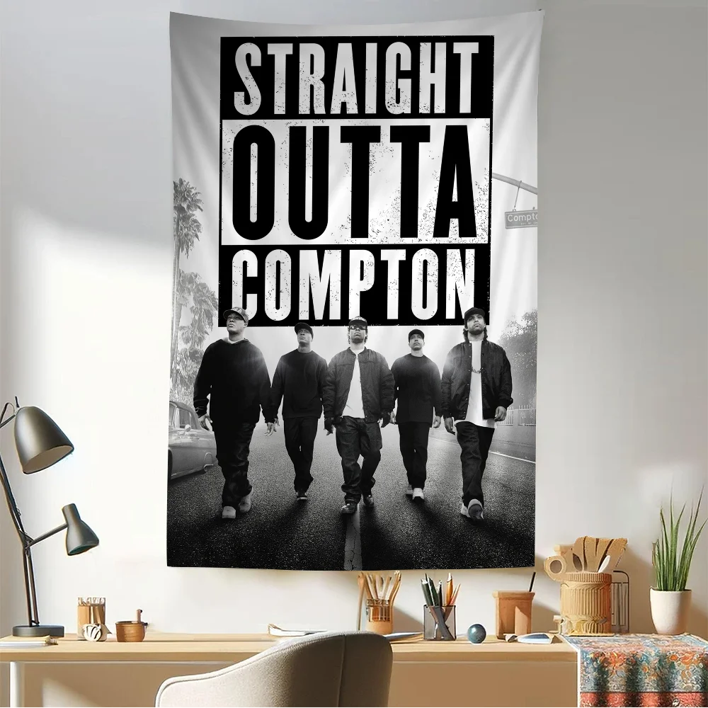NWA Straight Outta Compton Подвесной богемный гобелен Богемные настенные гобелены Мандала