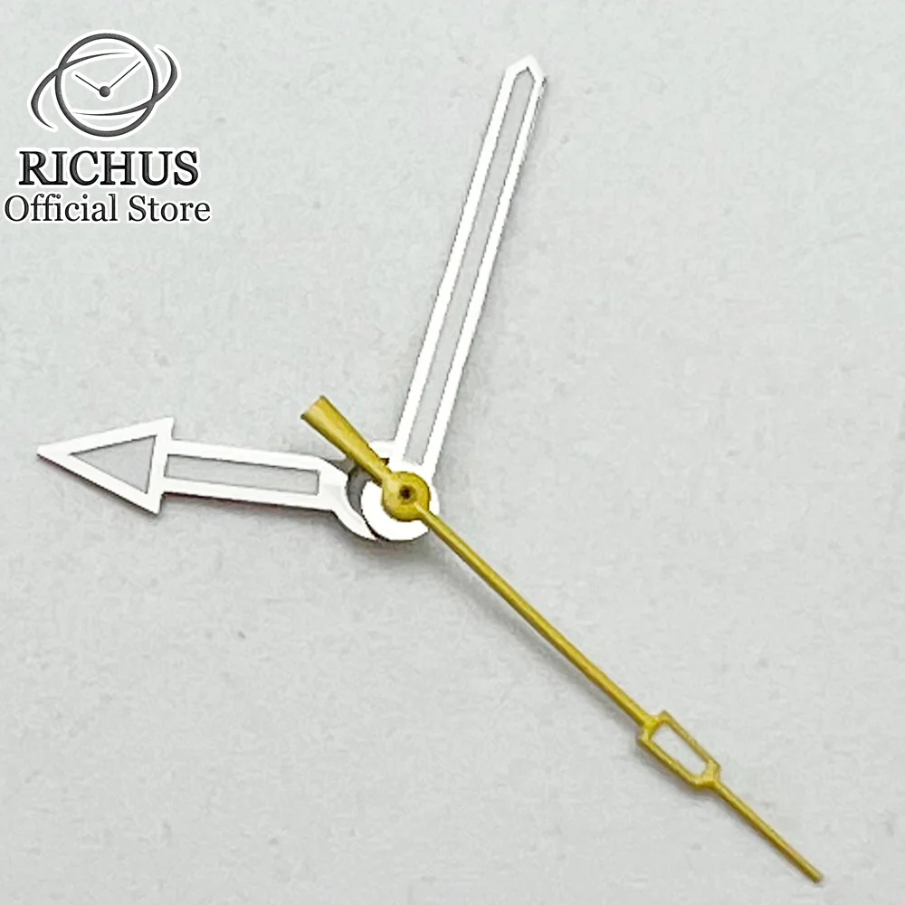 Желтые зеленые светящиеся стрелки для часов NH35 NH36 ETA2824 2836 PT5000 ST2130 автоматические